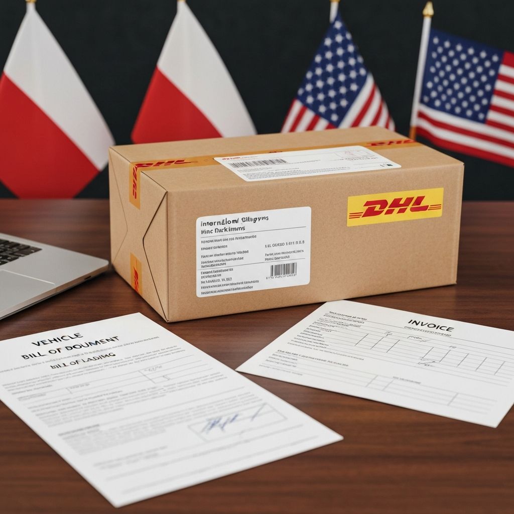 Wysyłka dokumentów Title, Bill of Lading, Invoice do Polski